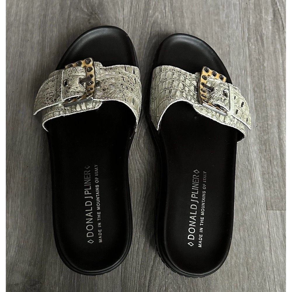 Donald J Pliner Women's Platform Slide Sandals Size 7.5M